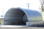30'Wx72'Lx15'H hoop storage barn